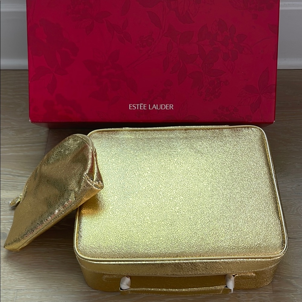 Estee Lauder Gold Makeup Set
